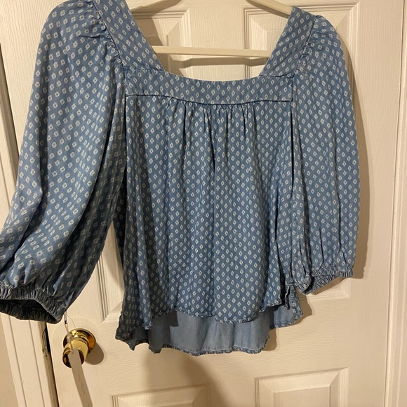 Caslon medium cropped blouse NWT - Picture 4 of 5